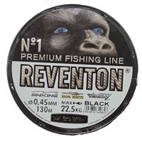 Balsax - Nylon Pesca 0.45 Reventon Negro Resitencia 22,5 Kilos 130 Mt