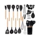 thumbnail image 2 of 35x Utensilios De Cocina Gadgets Juego De Herramientas Espátula Para Profesionales Principiantes Negro, 2 of 5