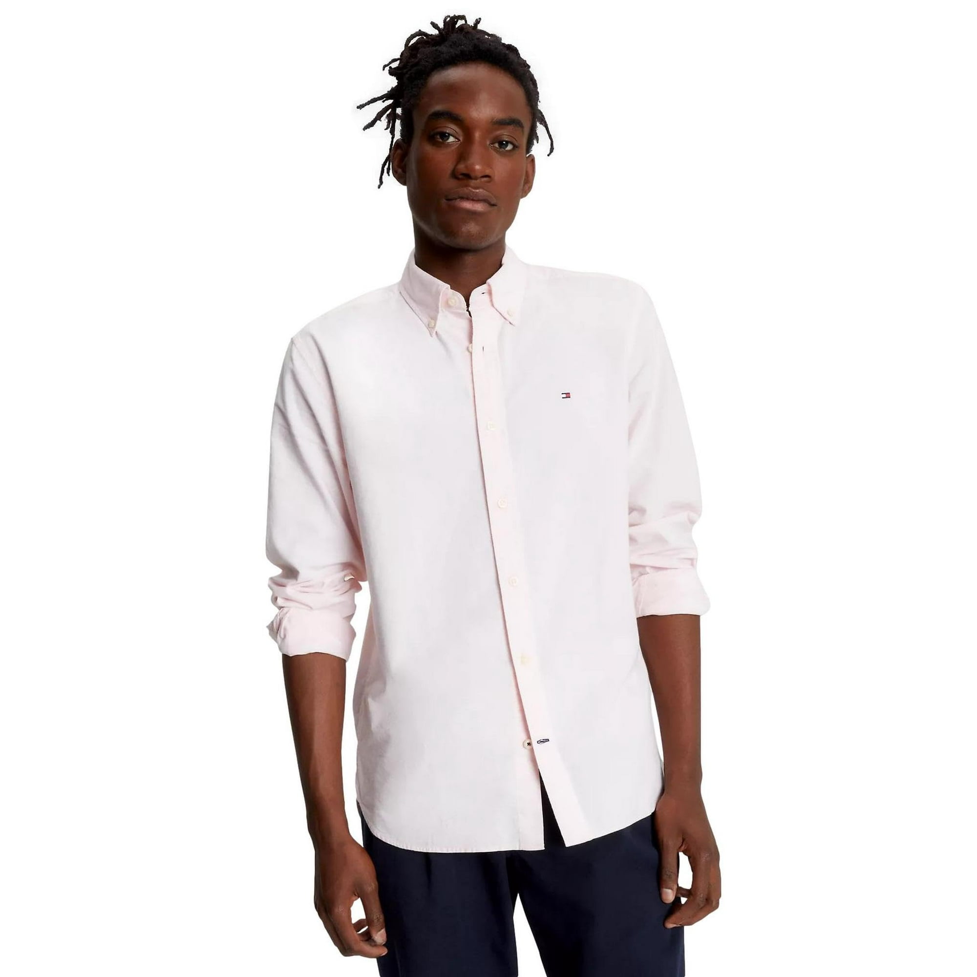 Camisa Oxford Con Botones De Manga Larga Tommy Hilfiger Para Hombre