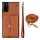 thumbnail image 1 of Crossbody PU Leather Phone Case For Samsung Galaxy S23 S22 Plus Note 20 Ultra Wallet Card Slots Magnetic Lanyard Cover, 1 of 3