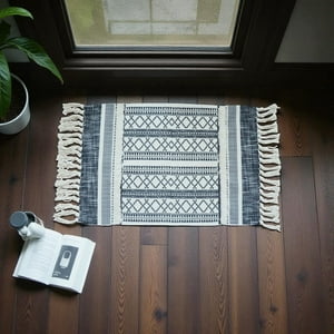 Top Lucky - Bajada De Cama Bordada Kilim De Estilo Etnico 60X90Cm Md70