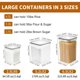 thumbnail image 3 of Flour Sugar Storage Containers, 10 Pack Large Airtight Food, 3 of 3