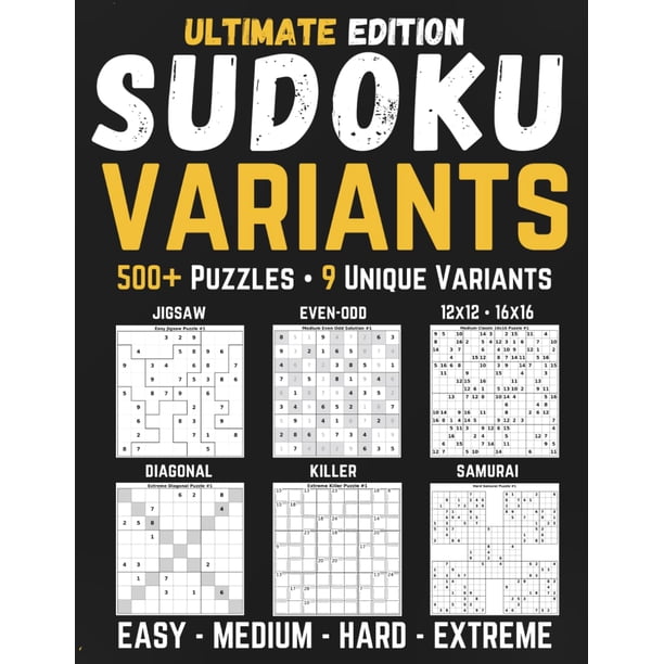 Libro de rompecabezas publicado de forma independiente: variantes definitivas de Sudoku