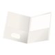 thumbnail image 1 of Carpeta Oxford de papel texturizado con doble bolsillo, letra blanca, 1 of 3