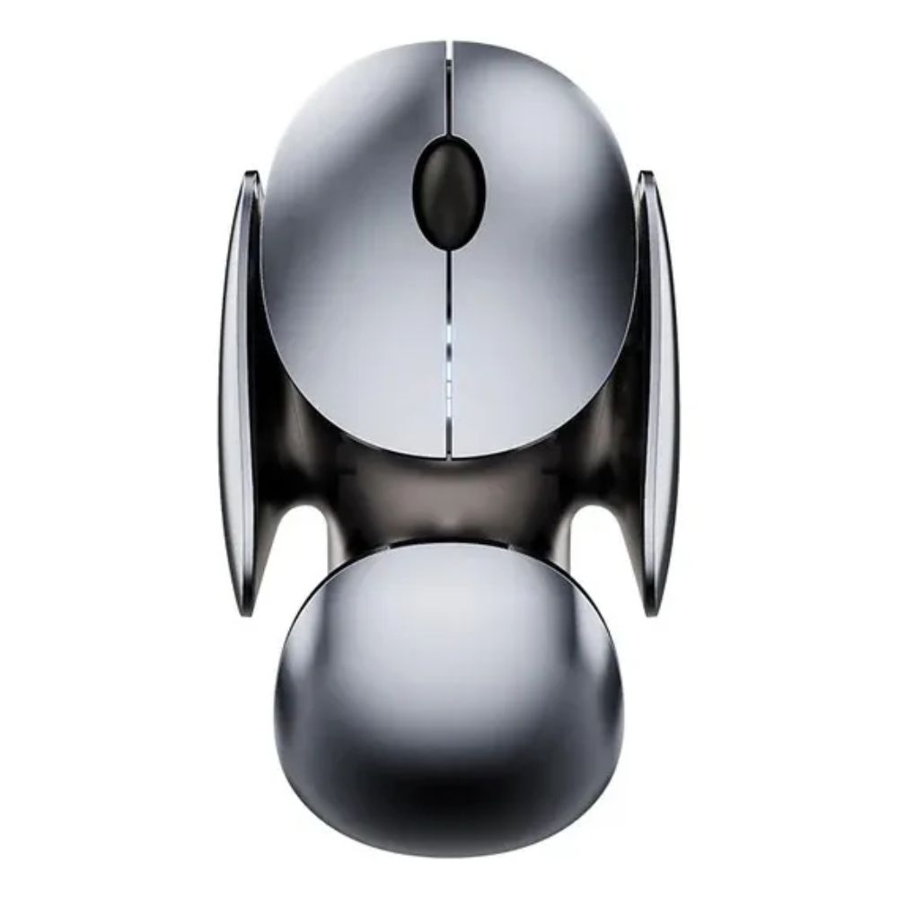 Inphic - Mouse Inalambrico Recargable De Aluminio Click Silencioso