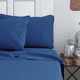thumbnail image 3 of Set sabanas 210 hilos king 2.5 plazas 22 cm color azul, 3 of 3