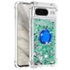 thumbnail image 2 of Funda Para Google Pixel 8 Con Brillo Líquido, Protección Completa Y Soporte De Anillo Giratorio, 2 of 4