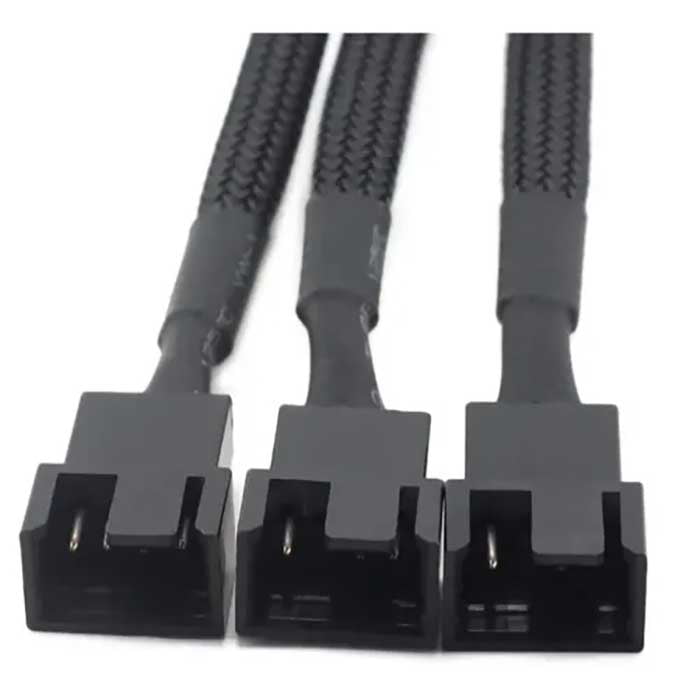 Eon - Cable Extensión Adaptador Fan Cooler Cpu 4 Pin Pwm 3 A 1