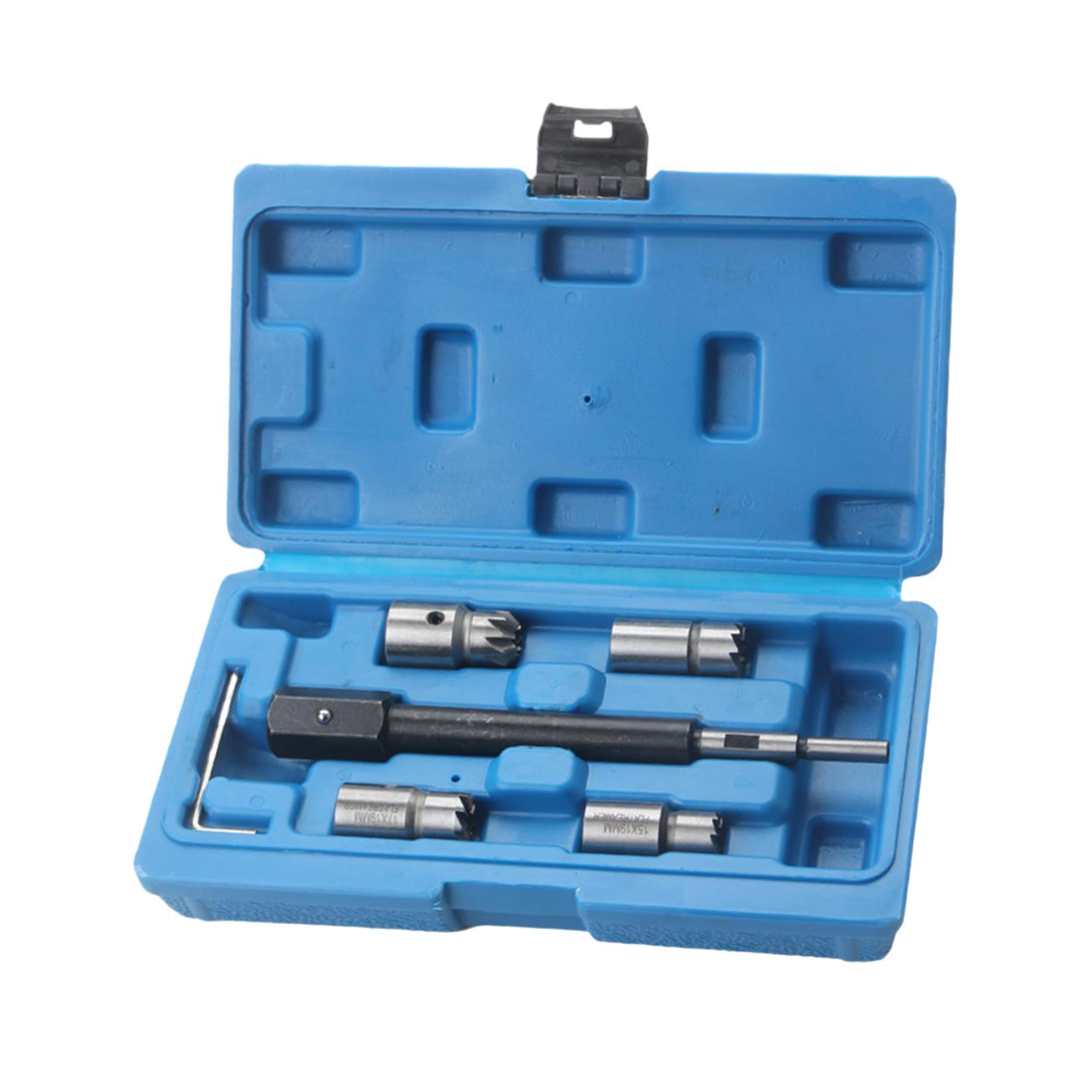 Ioensy - Kit De 6 Piezas Para Limpiar Asientos De Inyectores Diésel, Removedor De Carbón Universal Resistente.