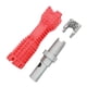 thumbnail image 4 of Herramienta De Instalación De Fregadero De Grifo Portátil Llave De Grifo Multiusos Llave Inglesa Tazón De Doble Cabezal Cuadrado Rojo, 4 of 5