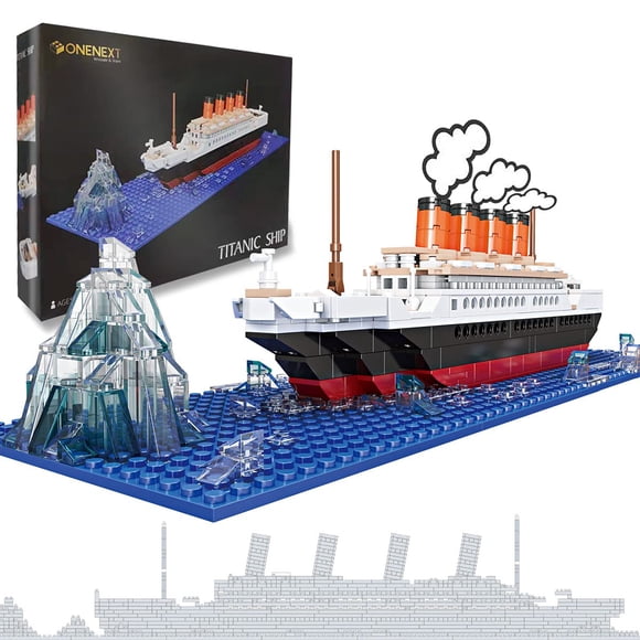 Juego de bloques de construcción OneNext RMS Titanic 548 piezas para niños y adultos