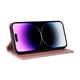thumbnail image 4 of Funda Billetera de Cuero para iPhone 15 Pro Max con Tarjetero y Soporte - Tapa Magnética Rosa, 4 of 6