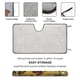thumbnail image 2 of Los Snorkels Parasol Para Parabrisas Delantero Protector Plegable Visera Solar Para Auto Bloquea Rayos Uv Mantiene Tu Vehículo Fresco 130cm*70cm, 2 of 6