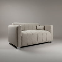 Ivi Home - Sofá 2 Cuerpos Mikono Blanc