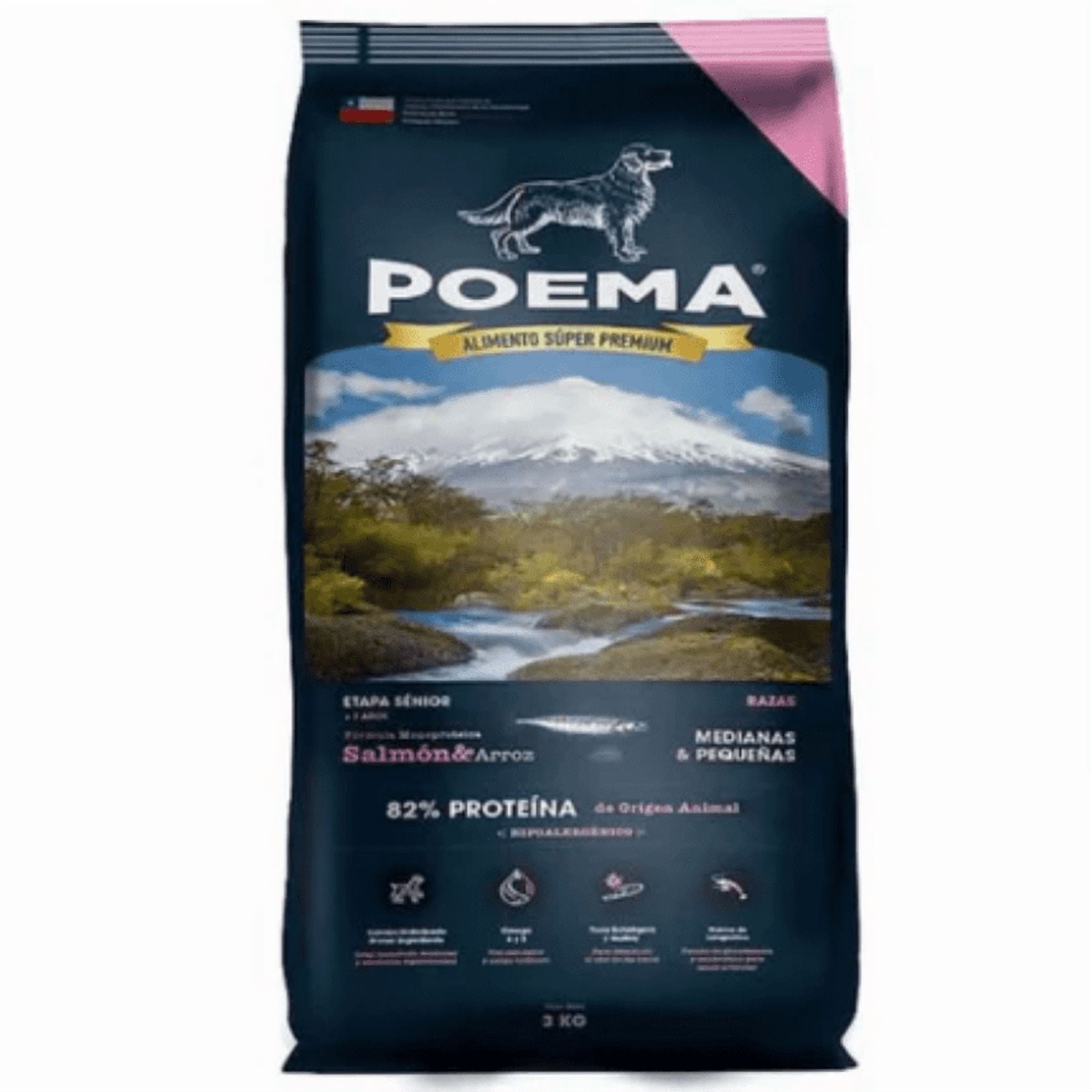 Alimento Poema Perro Senior Salmón 12kg