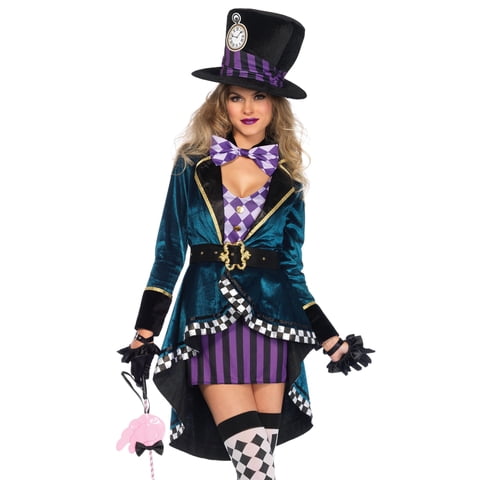 Costume Leg Avenue Delightful Hatter Para Mujer, Talla Pequeña