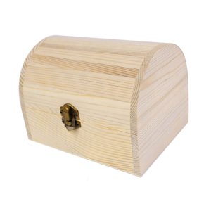 Bothyi - Caja De Madera Sin Terminar, Joyero Sencillo Para Fiesta De Cumpleaños, Joyería, Decoración Del Hogar, Estilo C