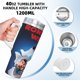 thumbnail image 5 of Ron da Error Vaso aislado de acero inoxidable con asa, diseño temático, regalo para familia, amigos y fans; incluye pajita y encaja en el portavasos estándar, 40 oz, 5 of 6
