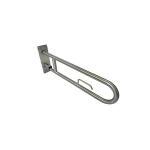 Maxcare - Barra De Sujeción Muro Abatible Para Baño Gris