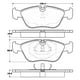 thumbnail image 2 of Pastillas Freno para auto Volvo C70 1996-2005 Delantero, 2 of 4