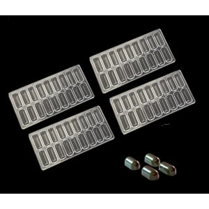 Genérico - Pack 4 Moldes Chocolate Capsula Moldes De Chocolate Capsulas