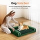 thumbnail image 3 of Cama Ortopédica para Perro Mediana Grande NANUYA Impermeable con Respaldo, 3 of 7