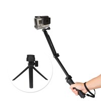Genérico - 3-Way Trípode Monópodo Sumergible Para Gopro