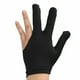 thumbnail image 1 of Guante para jugar Pool, Billar Negro Unisex 3 Dedos, 1 of 4