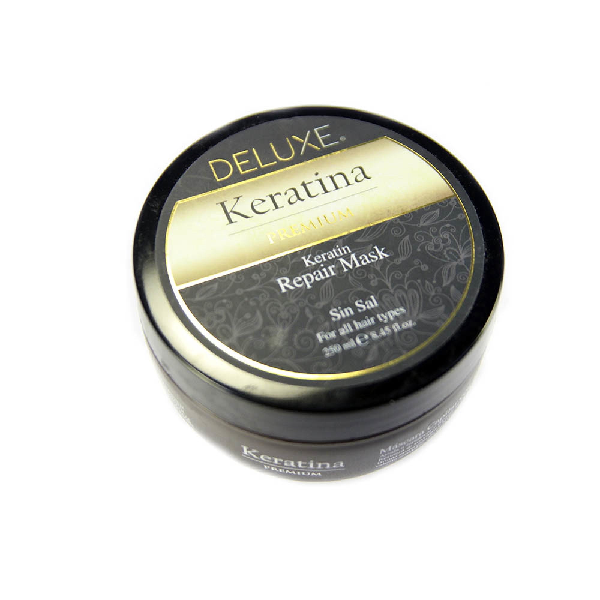 Mascarilla Para El Cabello Deluxe Keratina Sin Sal
