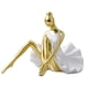 thumbnail image 3 of Bailarina Resina Estatuas Figuras Bailarina De Ballet Esculturas Cumpleaños Estilo CreativoD20x13.5x14.5cm, 3 of 3