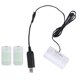 thumbnail image 1 of Adaptador USB a Batería D de 6 V Hqkfuybl – Cable de 110 cm, 1 of 9
