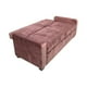 thumbnail image 2 of Sofa Cama Milano Tres Posiciones Felpa Palo Rosa, 2 of 3