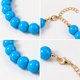 thumbnail image 3 of Collar Balloon Chicle Chunky De Cuentas Medianas Unisex celeste 22, 3 of 3