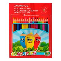 Genérico - Set 4 Cajas Colores Lapices 18 Piezas Arte Escuela Lau