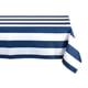 thumbnail image 1 of Mantel DII Cabana Stripe, resistente al agua, 152 x 213 cm, color azul, 1 of 5