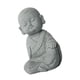 thumbnail image 3 of Estatuillas De Estatua De Monje De Buda De Piedra Arenisca Para Esculturas De Decoración De Macetas Con Una Sola Mano En La Pierna, 3 of 5