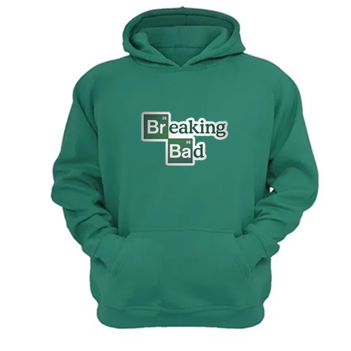 Genérico - Polerón Canguro Breaking Bad Verde Aguamarina Talla Xs Unisex