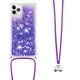thumbnail image 1 of Funda FOXDOCK para iPhone 11 Pro Max con Cuerda Ajustable, Brillo Líquido, Protección Antigolpes y Lente – Ideal para Regalo, 1 of 6