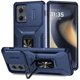 thumbnail image 1 of Funda Armada para Motorola edge 5G 2024 con Tapa Deslizante y Soporte Magnético Giratorio Azul, 1 of 5