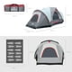 thumbnail image 5 of Carpa 12 Personas Camping Outdoor Gris, 5 of 6