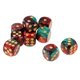 thumbnail image 4 of Dados De Juego De 6 Lados Dados De 16 Mm Para Juegos De Mesa Y Ense?anza De Matemáticas Rojo + Verde, 4 of 5
