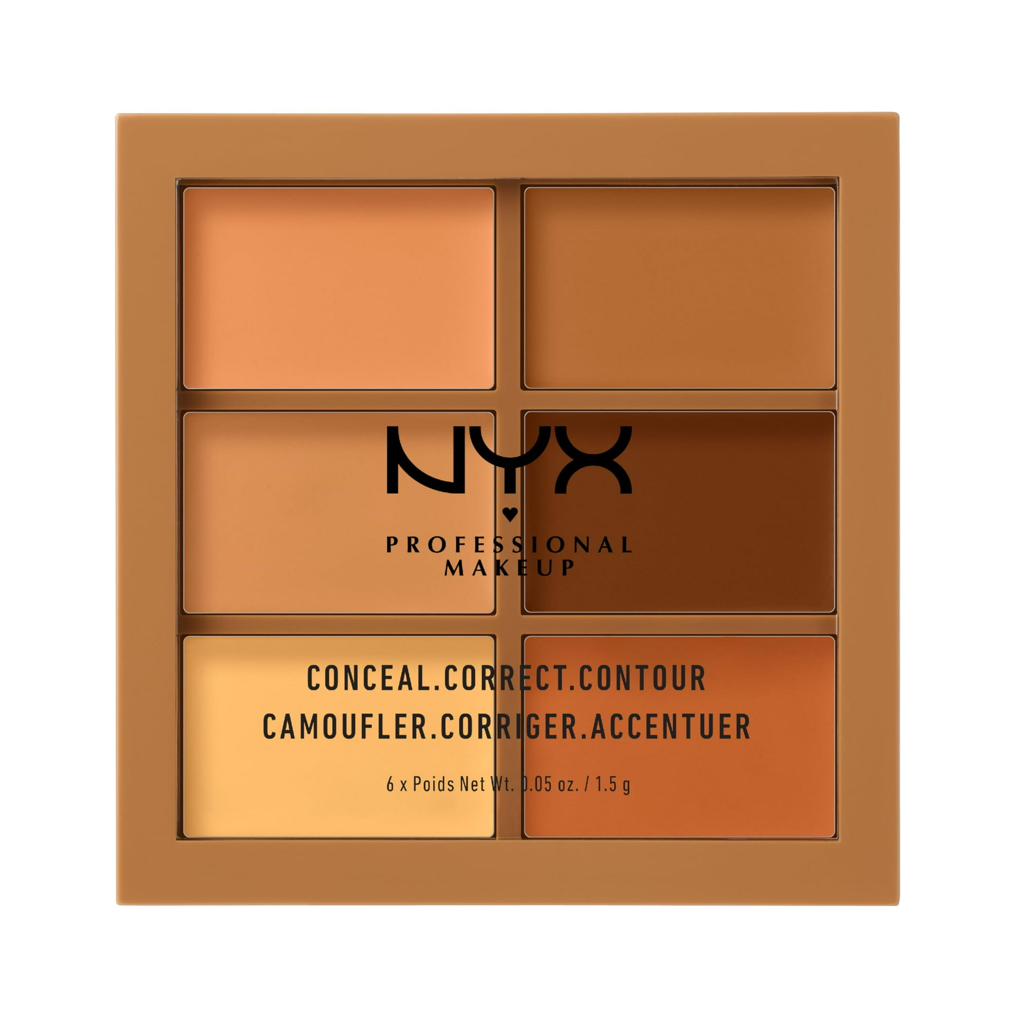 Paleta De Contorno Conceal Correct Nyx Professional Makeup Deep
