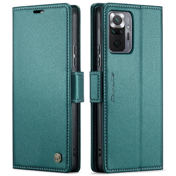 CaseMe tipo cartera Xiaomi Redmi Note 10 Pro 4G con cierre magnético, RFID, tarjetero, soporte, carga inalámbrica