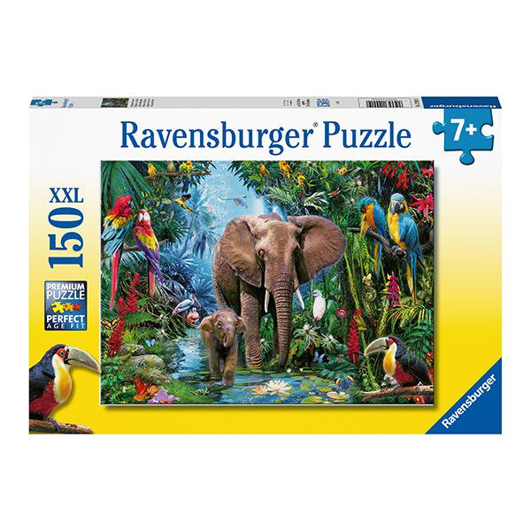 Ravensburger Puzzle 200 Pièces Animaux De La Jungle - Dès 8 Ans - Qualité Premium FSC