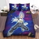 thumbnail image 1 of Dragon Ball Vegeta Super Saiyan White Art Quilt Duvet Cover Set Kids Bedspread3-Piece Bedding Set, 1 of 5