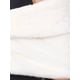 thumbnail image 5 of INSPIRE CHIC Capa de Envoltura de Piel Sintética para Mujer para Fiesta de Boda Nupcial con Broches de Perlas Falsas y Diamantes de Imitación L Blanco, 5 of 6
