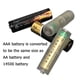 thumbnail image 3 of Adaptador de batería LAMPVPATH Conversor AAA a AA (paquete de 8), 3 of 4