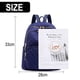thumbnail image 2 of Mochila para mujer, mochila de moda para mujer, mochila de viaje de nailon, bolso de hombro negro, pequeña mochila informal para mujer., 2 of 6