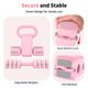 thumbnail image 4 of Juego de mancuernas Hezeyferg 2 en 1 ajustable rosa 2,5 kg, 4 of 6