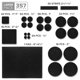 thumbnail image 5 of Protectores para suelos X-Protector, 357 piezas, almohadillas de fieltro negras, 5 of 6